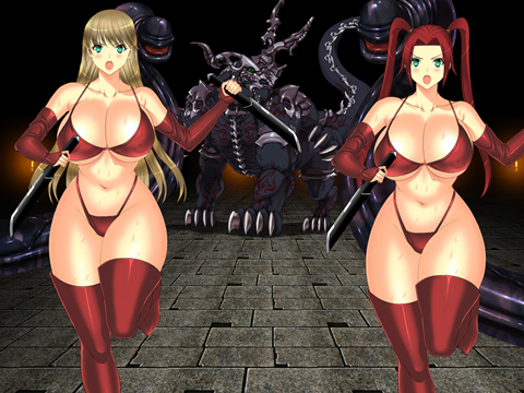魔物と共に出現する女戦闘員